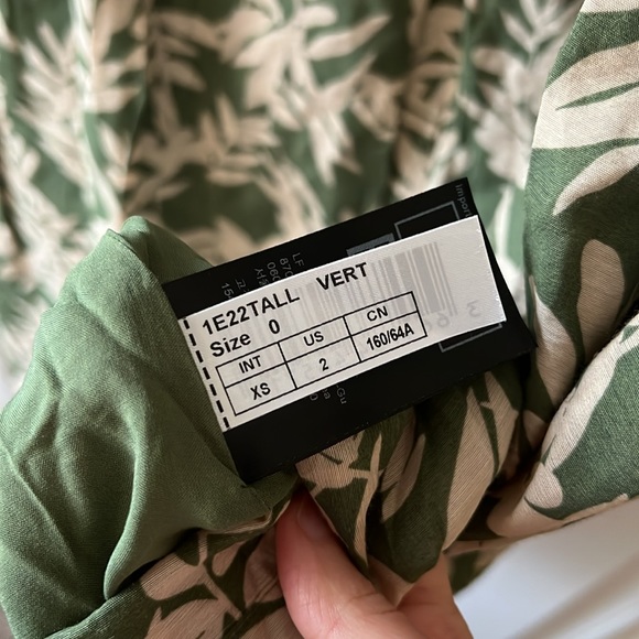 BA&SH Tally Botanical-print High-rise Woven Maxi Skirt in Green Size 0 | XS - Picture 11 of 13